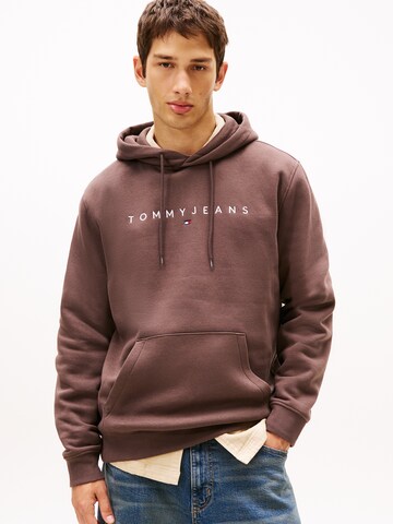 Tommy Jeans Sweatshirt in Braun: Vorderseite