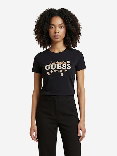 Maglietta 'AGNES SS CN T-SHIRT V6GI02 K2963' in XXS GUESS di colore nero, Visualizzazione prodotti