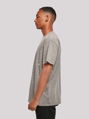 T-Shirt 'Ahoi Anker ' F4NT4STIC en gris