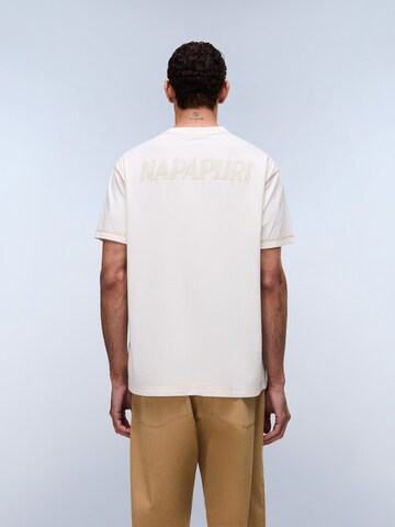 NAPAPIJRI Tričko 'S-UMBRA SS' - Biela