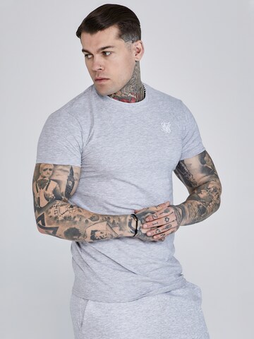SikSilk Shirt in Grijs: voorkant
