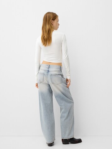 Bershka Loosefit Farmer - kék