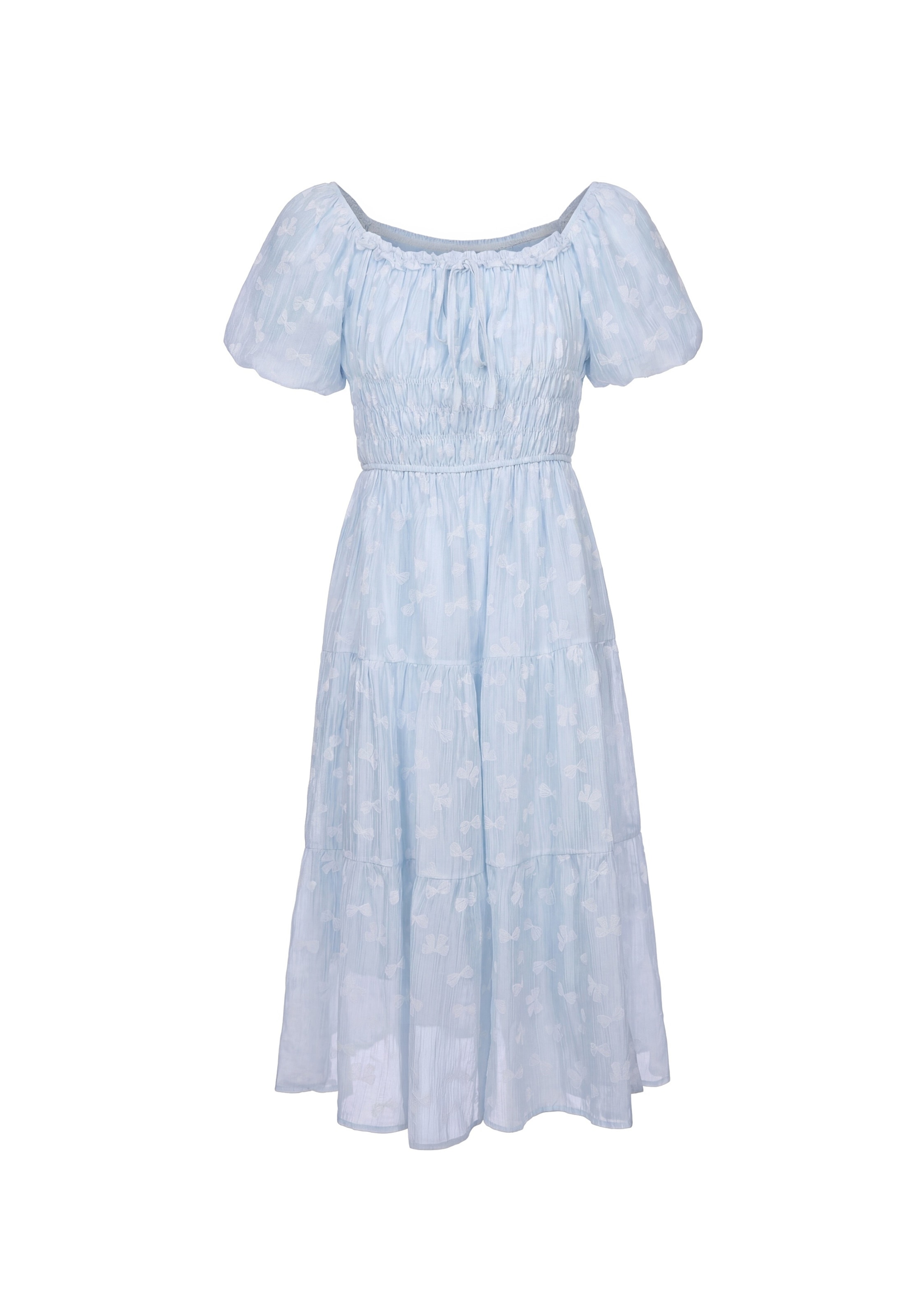 Robe faina en bleu : devant