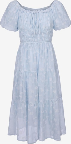 Robe faina en bleu : devant