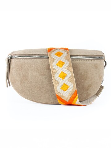 lePelou Fanny Pack 'ONDA small' in Beige: front