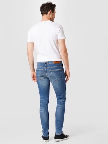 River Island - Skinny Calças de ganga em azul