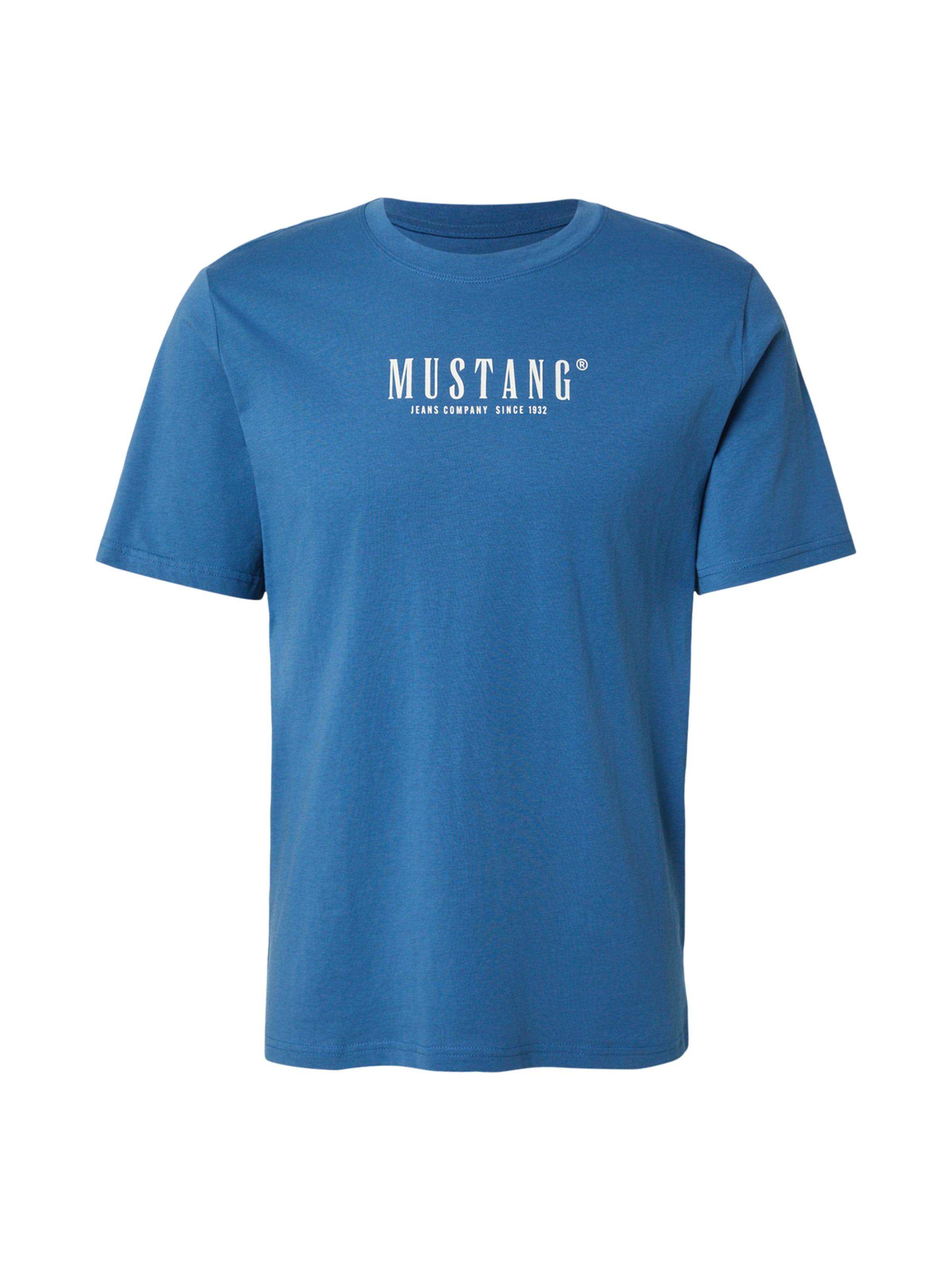 MUSTANG T-Shirt 'Style Austin' in Blau: Vorderseite