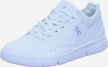 On Sneakers in White: front