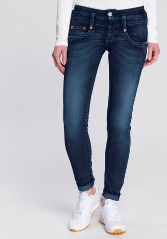 Skinny Jean 'Pitch' Herrlicher en bleu