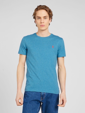 Coupe regular T-Shirt Polo Ralph Lauren en bleu : devant