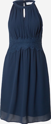 VILA Cocktail Dress 'MILINA' in Blue: front