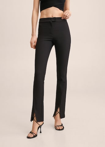 évasé Pantalon 'Amy' MANGO en noir : devant