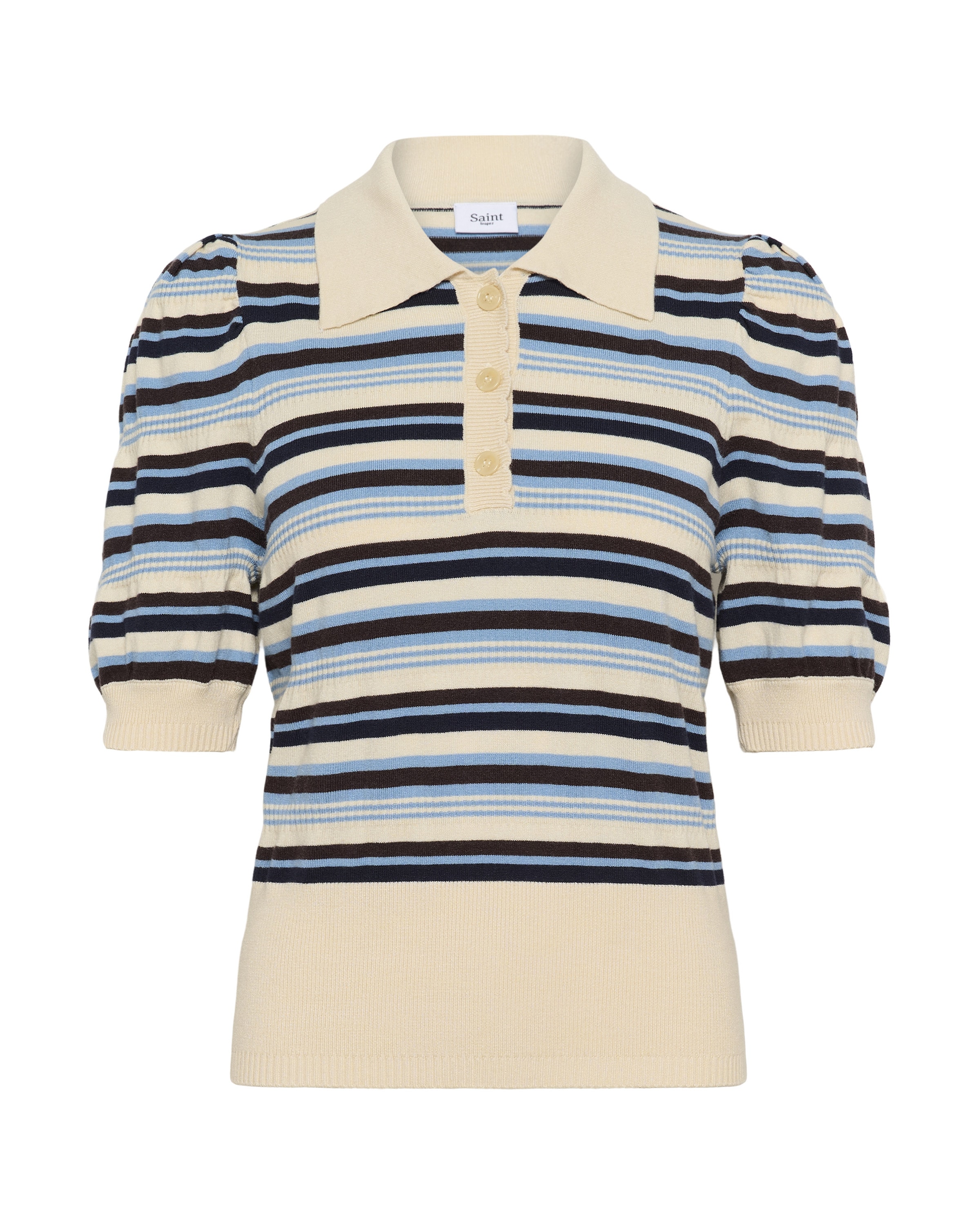 SAINT TROPEZ Pullover 'PhilliaSZ' in Blau: Vorderseite