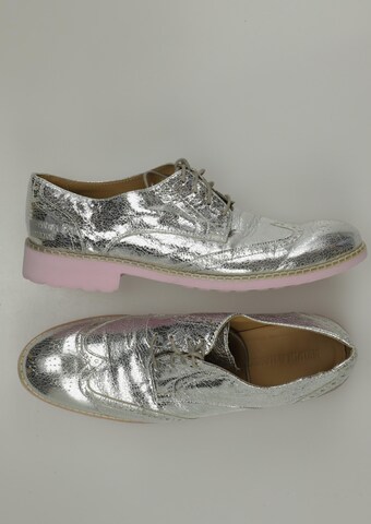 MELVIN & HAMILTON Flats & Loafers in 41 in Silver: front