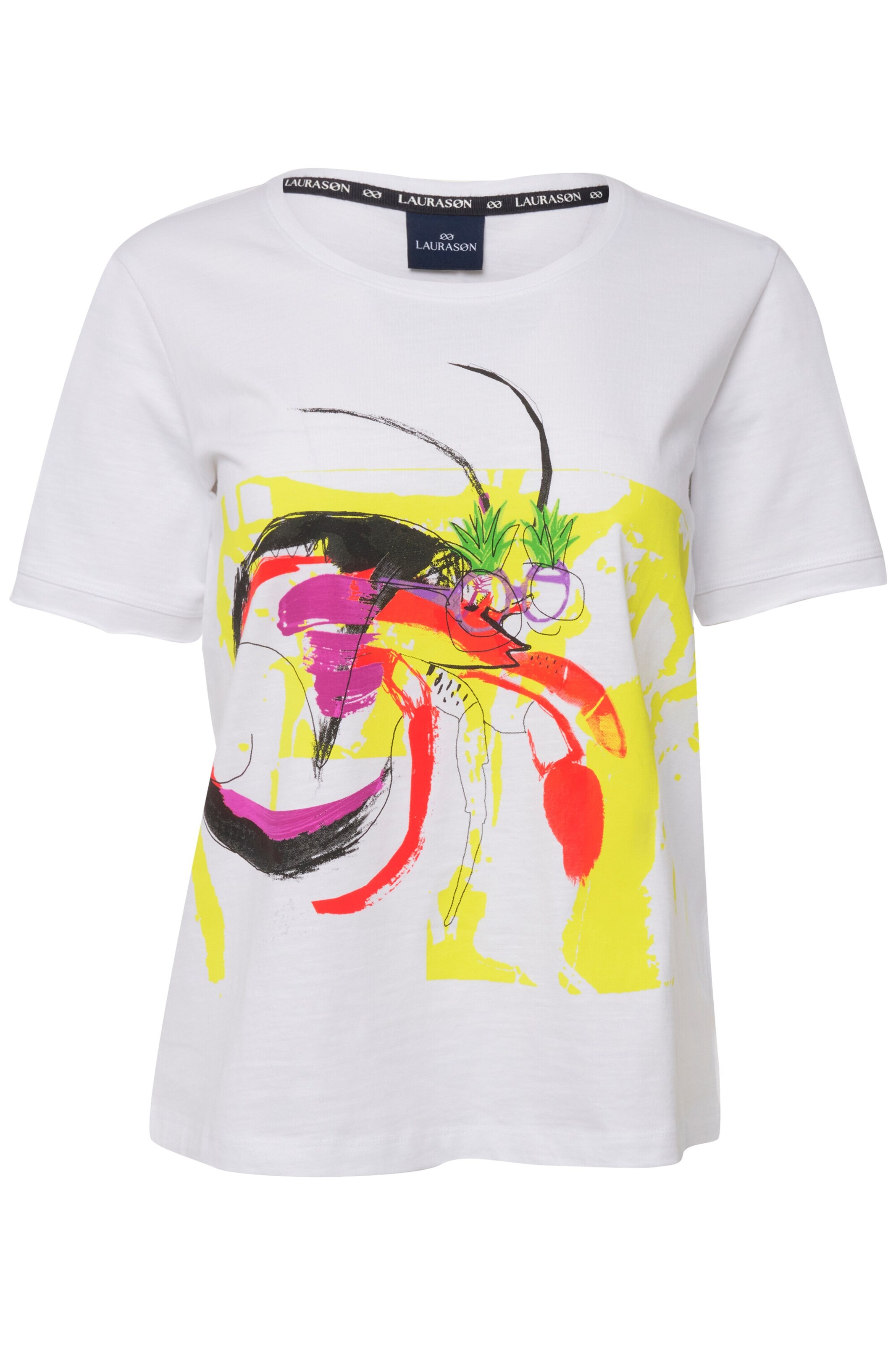 LAURASØN Shirt in Weiß: Vorderseite