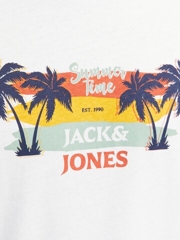 JACK & JONES Μπλουζάκι 'SUMMER VIBE' σε λευκό