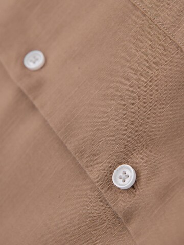 Ombre Regular fit Overhemd in Bruin