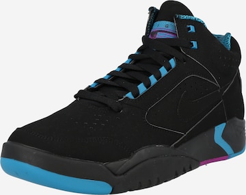 Baskets hautes 'AIR FLIGHT LITE MID' Nike Sportswear en noir : devant