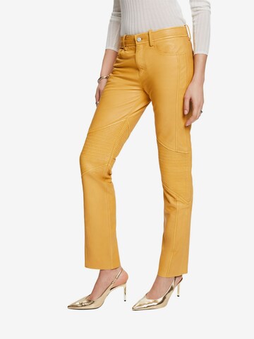 Regular Pantalon ESPRIT en jaune