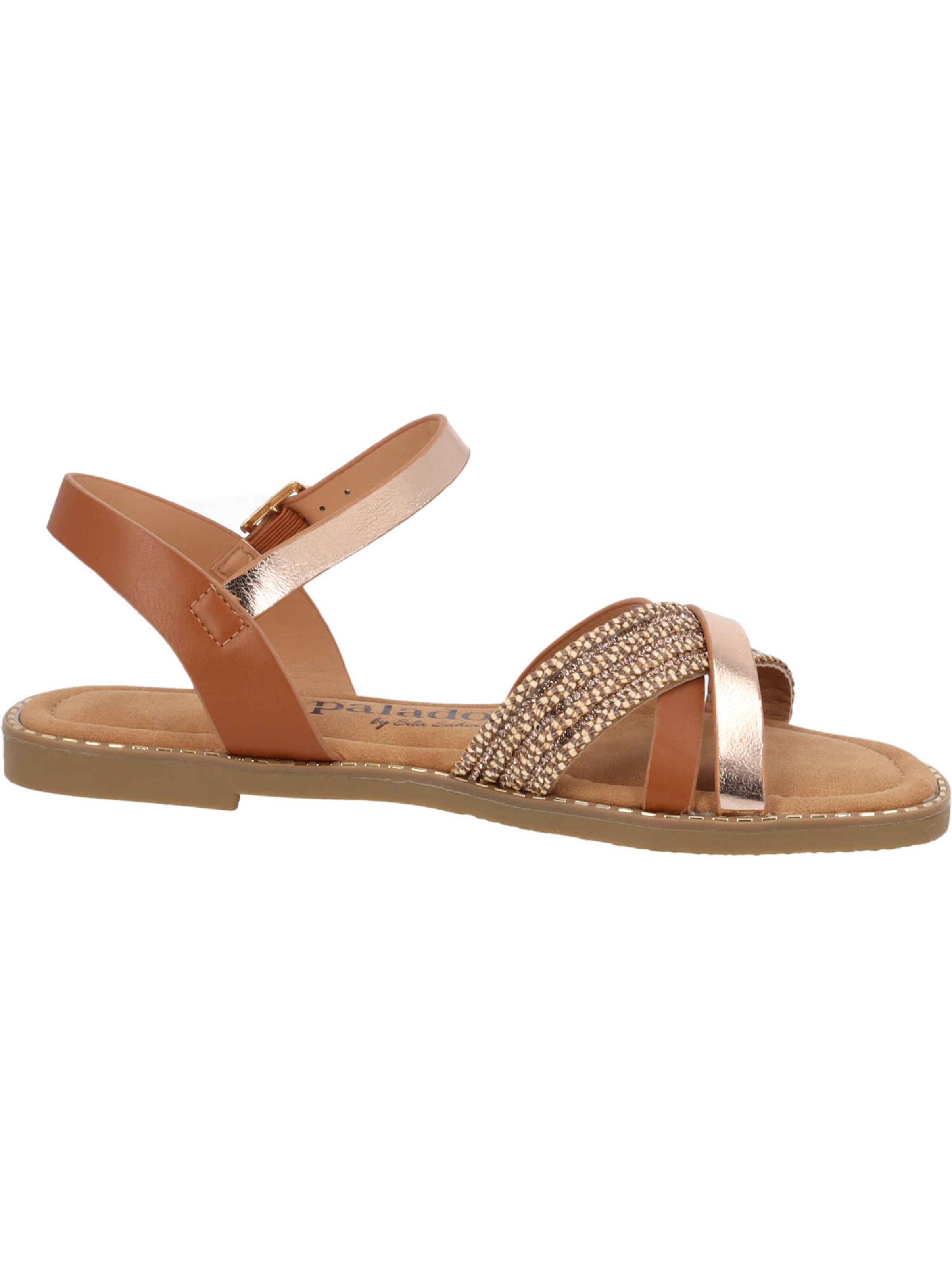 Palado by Sila Sahin Strap sandal 'Lalis' in Brown