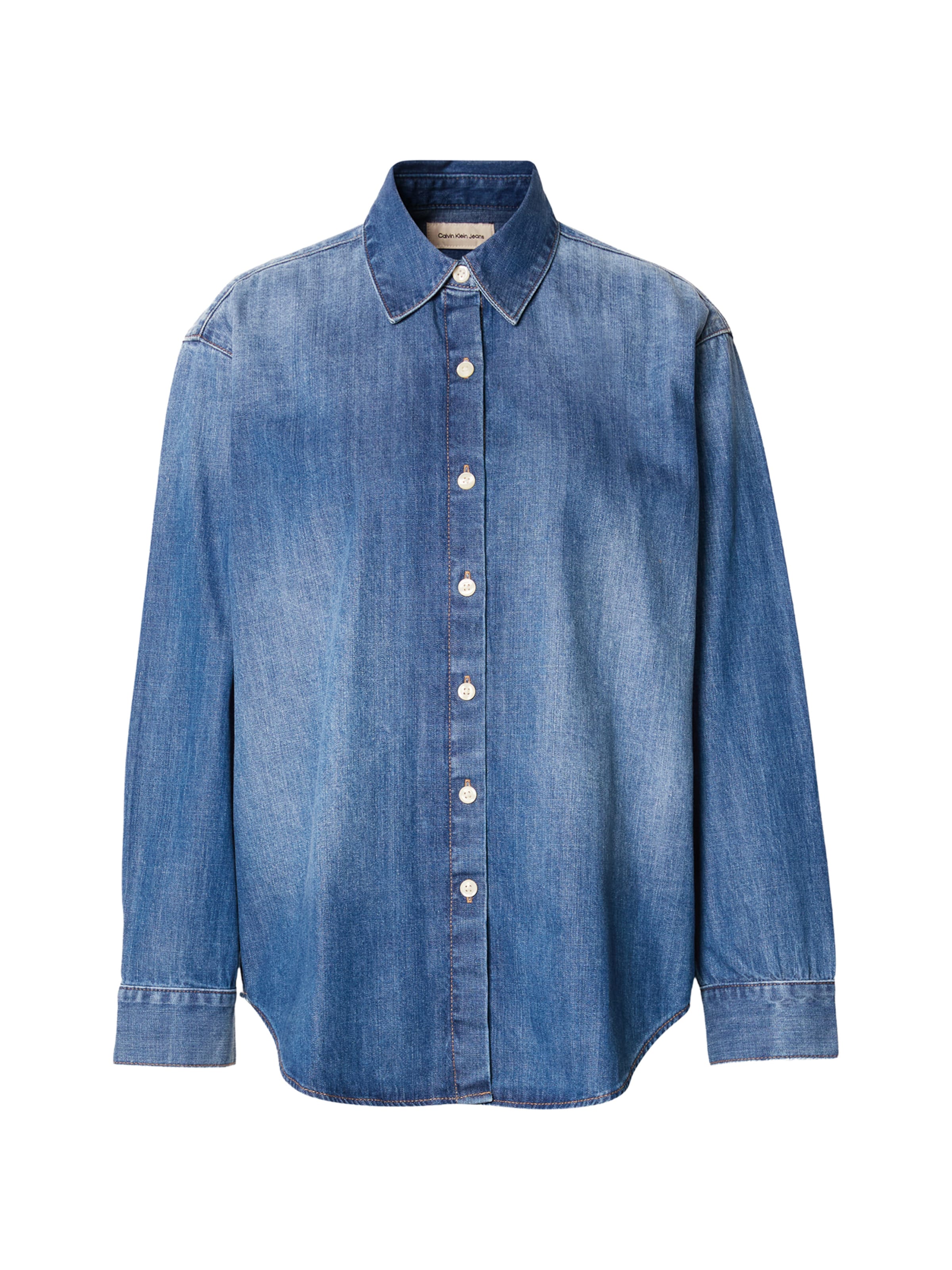 Calvin Klein Jeans Bluza 'HASTINGS' | modra barva: sprednja stran