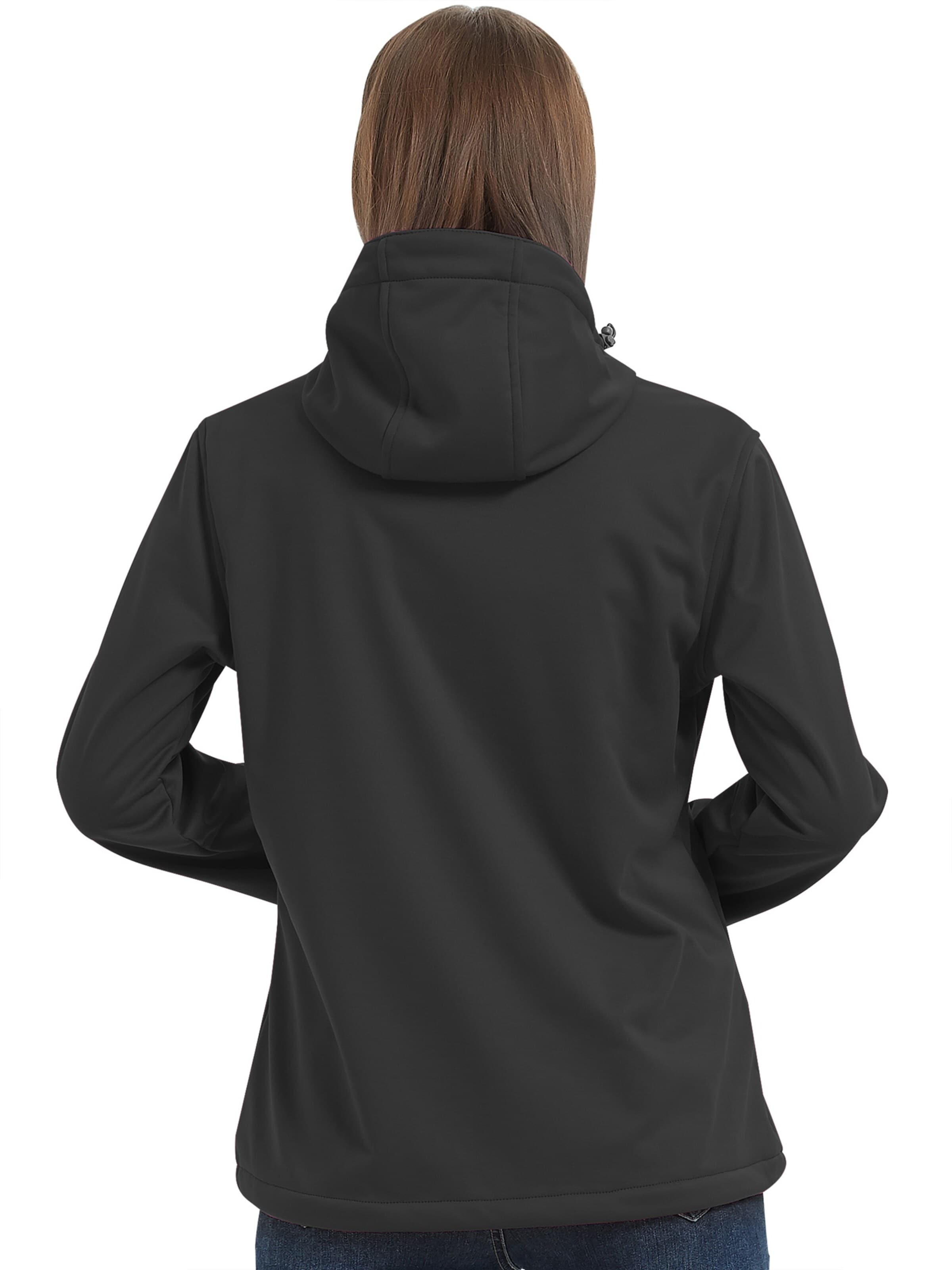 ATLASLAVA Outdoor Jacket 'Outdoor Jacket' in Black
