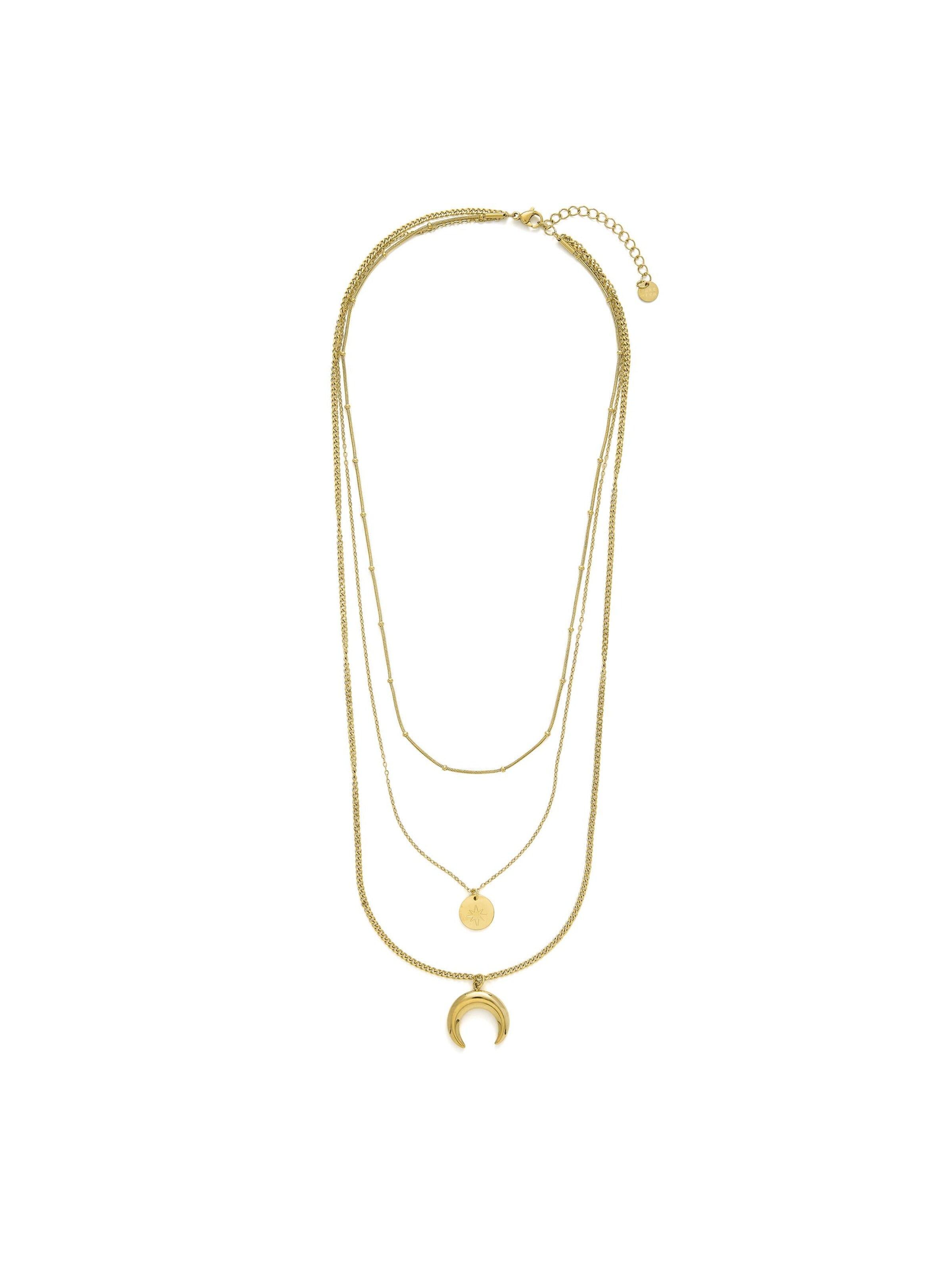 Luxenter Necklace 'Salsu' in Gold: front