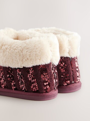 Pantoufle Next en rouge