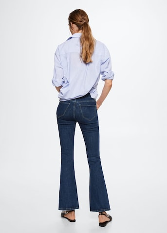 MANGO Flared Jeans in Blue