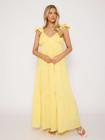 Robe South Beach en jaune : devant