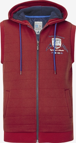 Jan Vanderstorm Vest 'Mingus' in Red: front