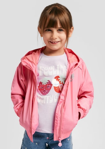 s.Oliver Between-Season Jacket in Pink: front