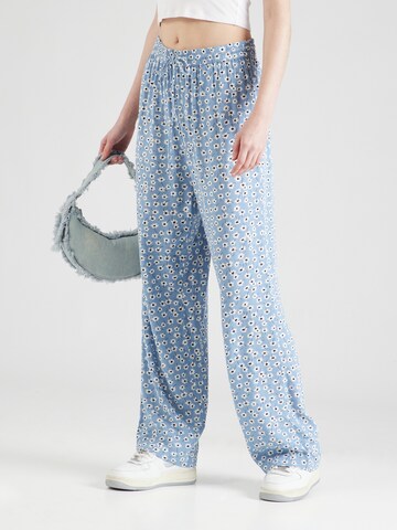 PIECES Regular Broek 'NYA' in Blauw: voorkant