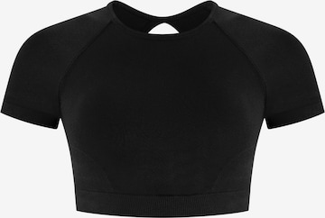 Smilodox Shirt ' Soheli ' in Zwart: voorkant