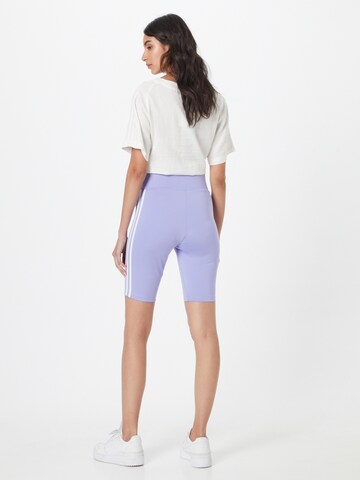 ADIDAS ORIGINALS Skinny Shorts 'Adicolor Classics' in Lila