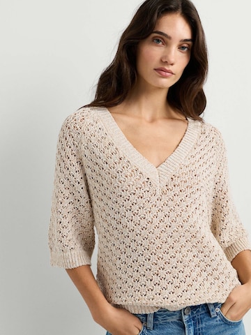 Pepe Jeans Sweater 'Amber' in Beige