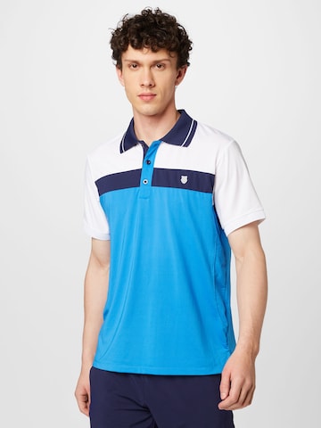 K-Swiss Performance Functioneel shirt in Blauw: voorkant