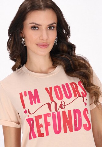 faina Shirt 'Fashion Look' in Beige
