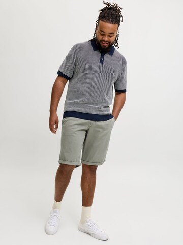Regular Pantalon chino 'JPSTBowie' Jack & Jones Plus en vert