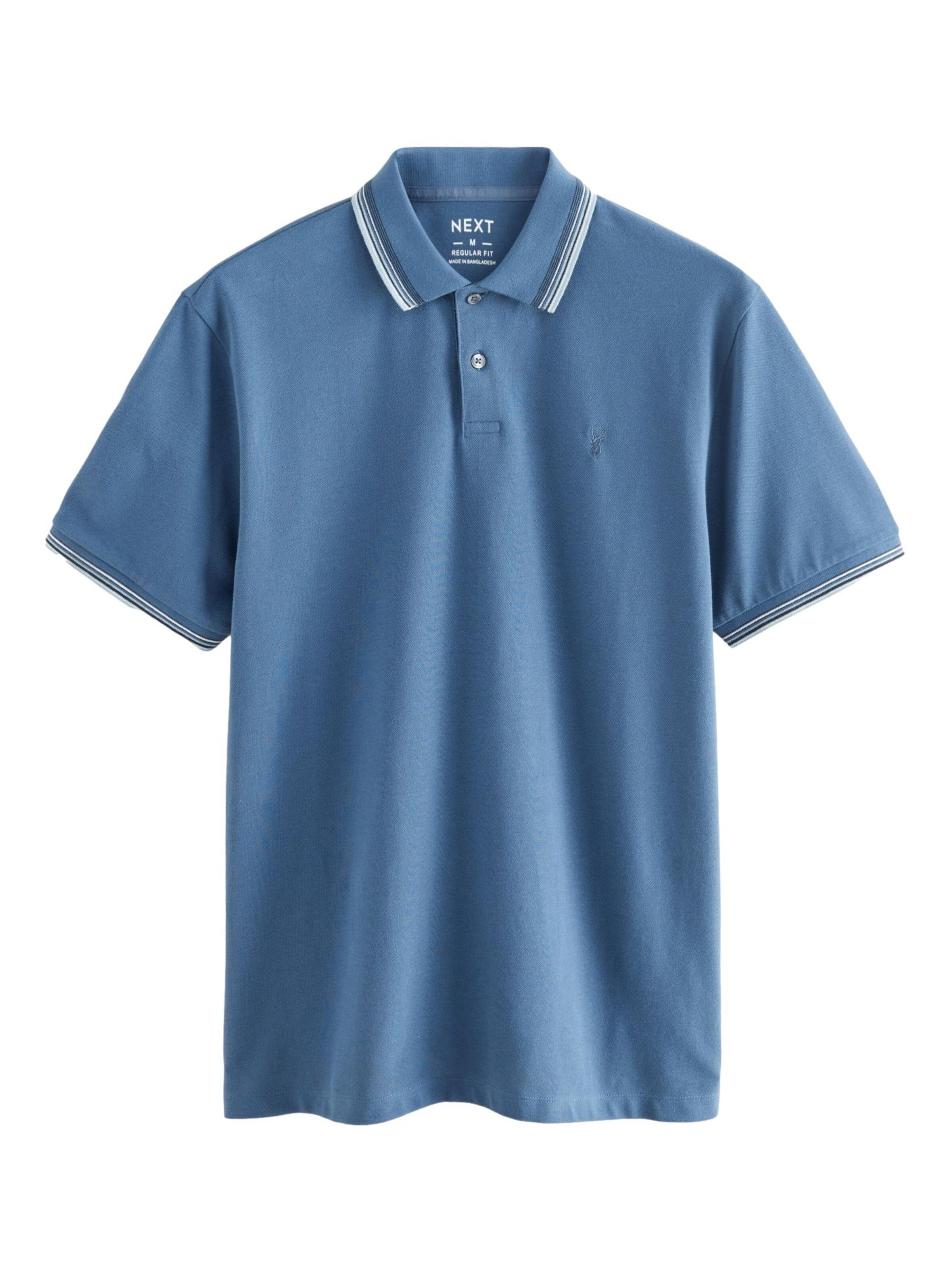 Next Shirt in Blue: front