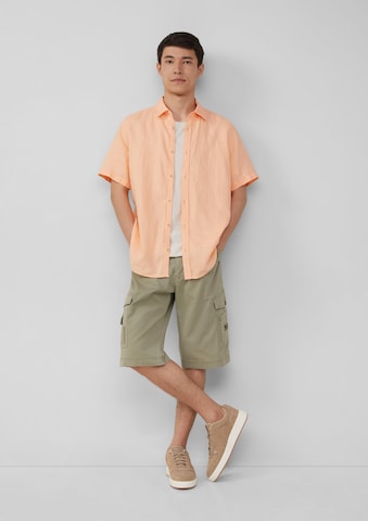 s.Oliver Comfort fit Button Up Shirt in Orange