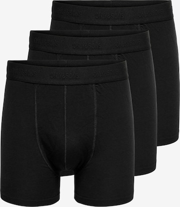 Boxers 'ONSFitz' Only & Sons en noir : devant