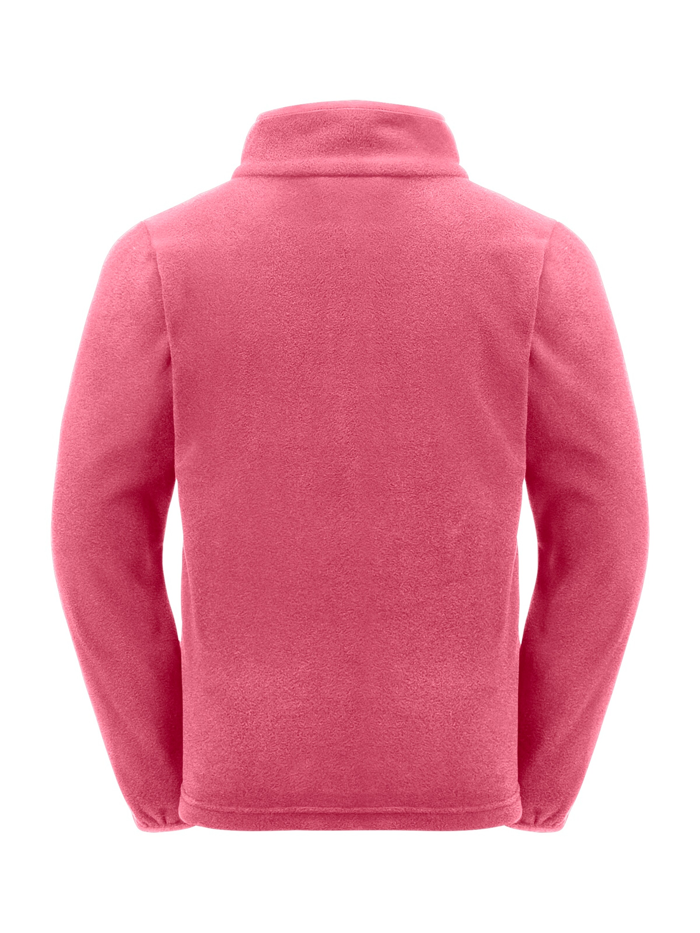 JACK WOLFSKIN Athletic fleece jacket 'Taunus' in Pink
