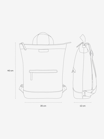 Kapten & Son Rucksack 'Umeå Sand Grey' in Grau