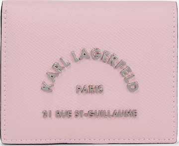 Karl Lagerfeld Πορτοφόλι σε ροζ: μπροστά