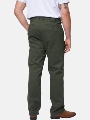 Charles Colby Loosefit Chino 'Baron Ramley' in Groen