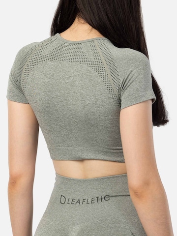LEAFLETIC Bodywarmer 'Leafletic Women’s Short Sleeve Sports Tops' in Groen