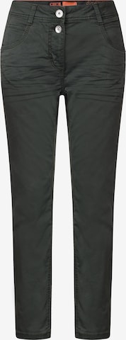 CECIL Slim fit Pants 'Scarlett' in Black: front