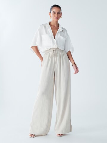 Wide leg Pantaloni 'Josefina' di BWLDR in beige