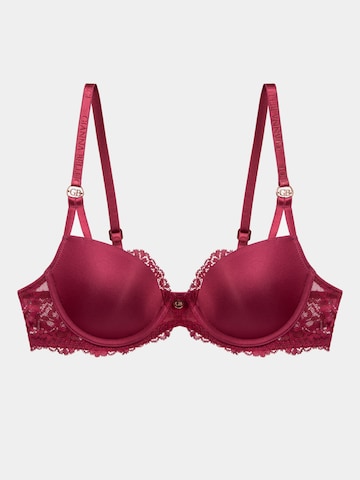 Push-up Reggiseno 'Francesca' di Gianna Bellucci in rosso: frontale